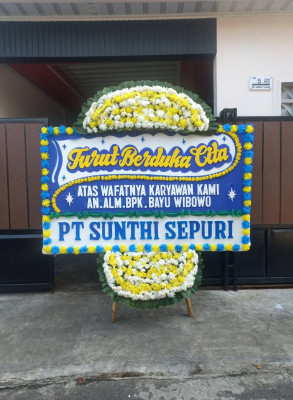 Papan Bunga Duka di Indragiri Hulu